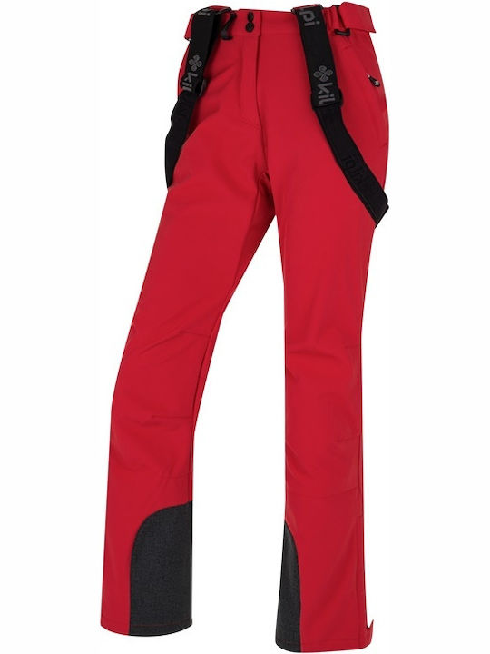 Kilpi Rhea Γυναικείο Παντελόνι Σκι & Snowboard Κόκκινο
