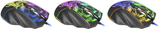 Defender Bulletstorm GM-928 RGB Gaming Ποντίκι 7200 DPI Μαύρο