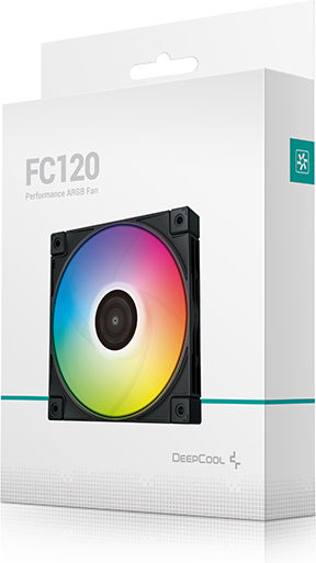 Deepcool FC 120 Case Fan (1800rpm / 61.91cfm) με RGB Φωτισμό και Σύνδεση 4-Pin PWM 3τμχ