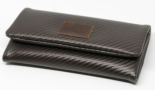 Mestango Tobacco Pouch With Magnetic Clasp 16x8cm Carbon Brown