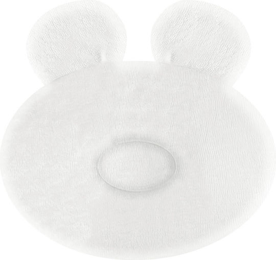 Greco Strom Bear Baby Plagiocephaly Pillow Memory Foam White 17x20cm