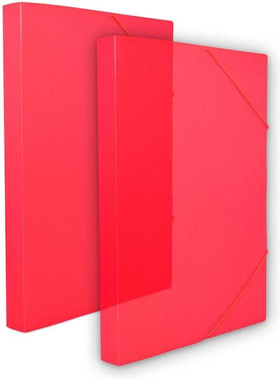 Salko Paper Plastic File Box with Rubber Band 25x3x35cm (Μiscellaneous colours)