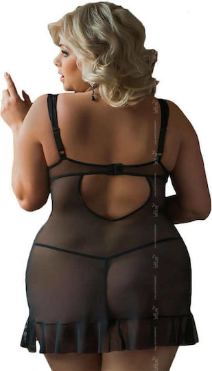 Softline Bianca SFL1818 Sexy Ρόμπα Black