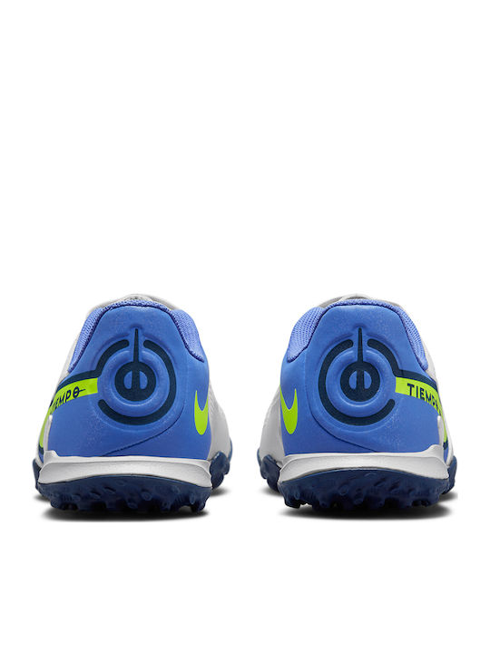 Tiempo Legend 9 Kids Turf Soccer Shoes Gray