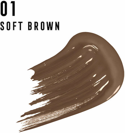 Max Factor Browfinity Longwear Mascara for Eyebrows 001 Soft Brown