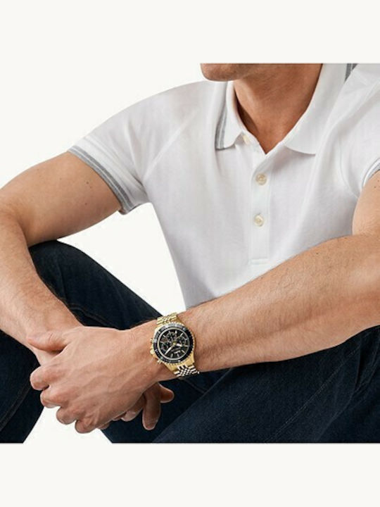 Michael Kors Bayville Мъжки часовници с механизъм на батерия с метална гривна Michael Kors Bayville Мъжки часовници с механизъм на батерия с метална гривна