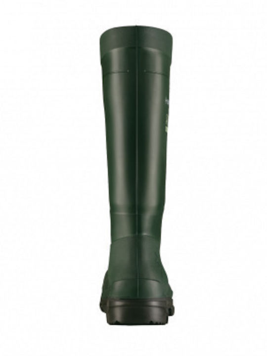 Dunlop Field Pro Αντιολισθητικές Unisex Γαλότσες Εργασίας Γονάτου Χακί