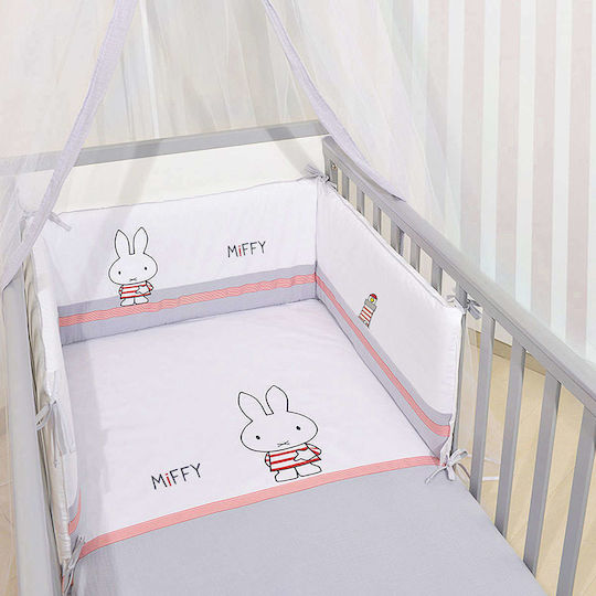 Miffy Set Pentru Patut Miffy Gri 3buc piese