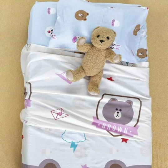 Palamaiki Set Pentru Patut Baby Satin Multicolor 3buc piese