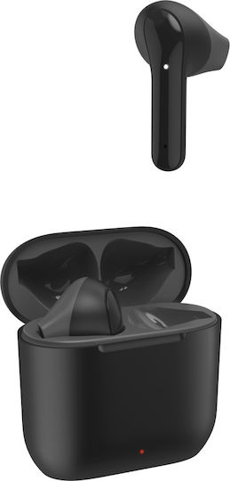 HAMA Freedom Light Earbud Bluetooth Handsfree Earphones with Charging Case Black
