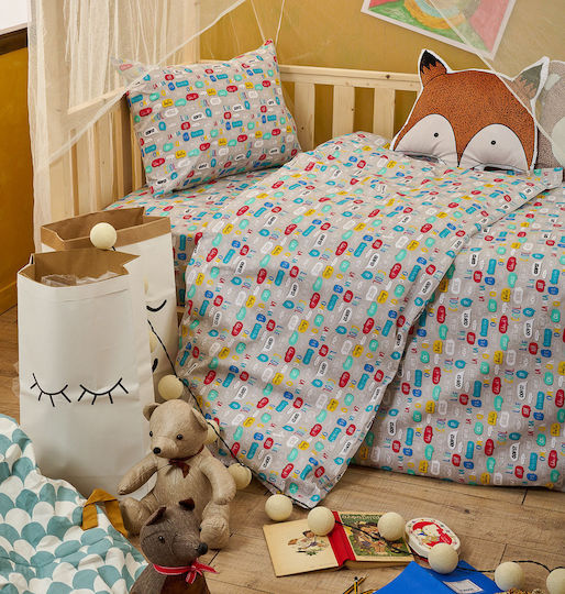 Cokitex Sheet Set Single Cotton Texts 160x240cm 3pcs