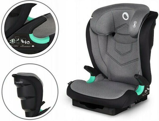 Lionelo Neal Scaun Auto pentru Copii i-Size cu Isofix Black Onyx 15-36 kg