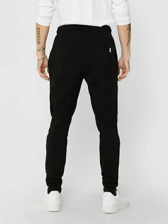 Only & Sons Men's Sweatpants with Rubber Black