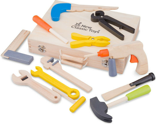 New Classic Toys Rollenspielzeug Werkzeugset aus Holz 10Stück
