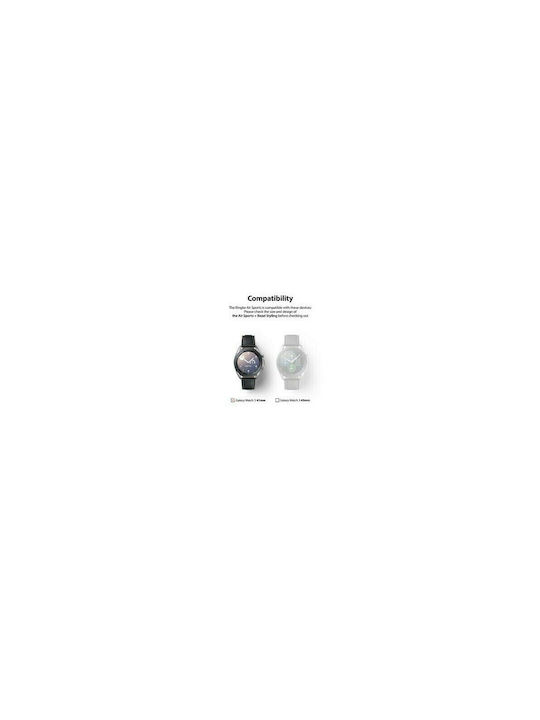 Ringke Air Sports & Bezel Styling Πλαστική Θήκη Aluminum Clear για το Galaxy Watch 3 41mm