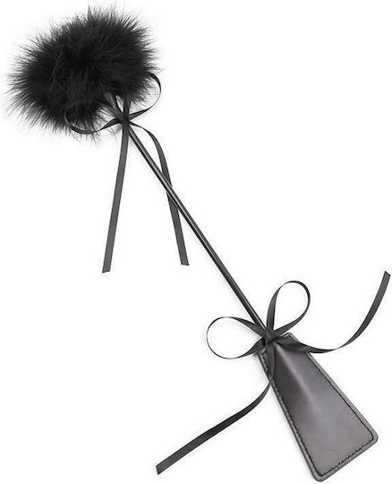 Fetish Addict Feather & Tickler Paddle 49cm Paddle Black