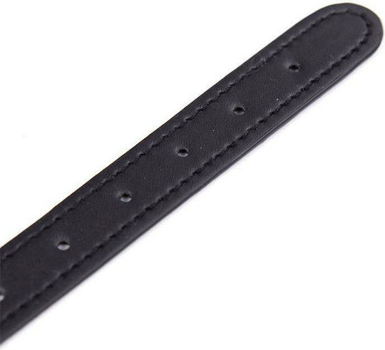Fetish Addict Adjustable Collar with Spikes 43cm Collar Black