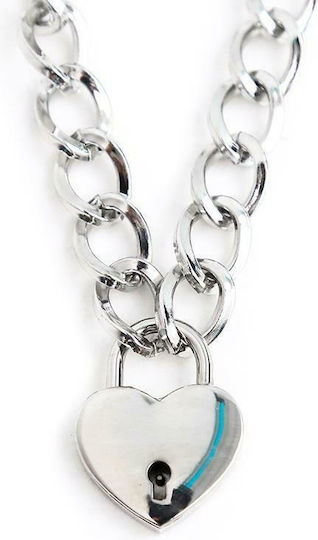 Fetish Addict Metal Collar with Lock Medium 44cm