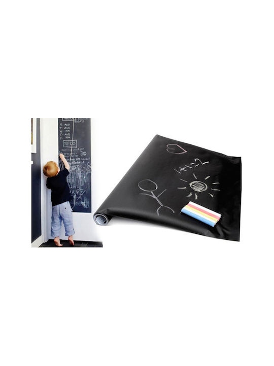 Kids Vinyl Wall Sticker Chalkboard 200x60cm 6pcs
