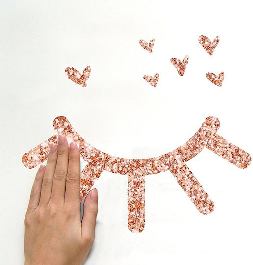 RoomMates Decor Kinder Wandsticker Wand Eyelash Glitter