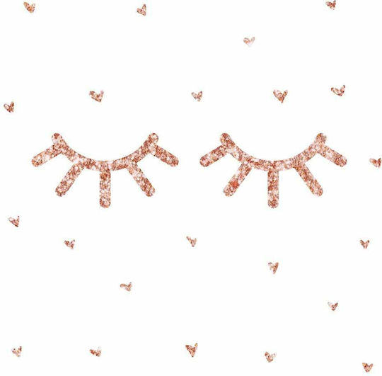 RoomMates Decor Kinder Wandsticker Wand Eyelash Glitter
