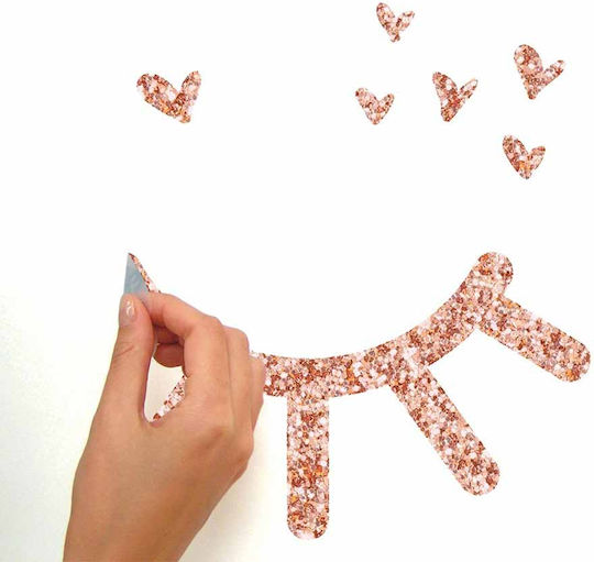 RoomMates Decor Kinder Wandsticker Wand Eyelash Glitter