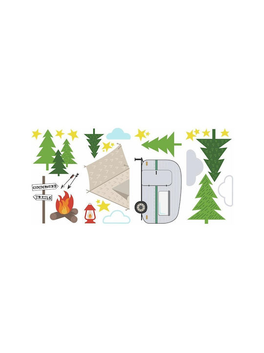 RoomMates Decor Παιδικό Διακοσμητικό Αυτοκόλλητο Τοίχου Camping