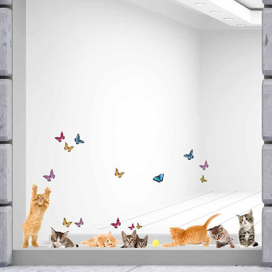 Ango Kids Vinyl Window Sticker Cats 22pcs