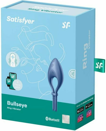 Satisfyer Bullseye Вибриращ Пръстен Петел Blue