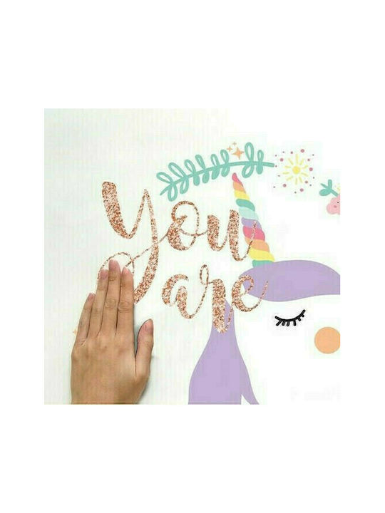 RoomMates Decor Παιδικό Διακοσμητικό Αυτοκόλλητο Τοίχου Unicorn Magic Glitter 6τμχ