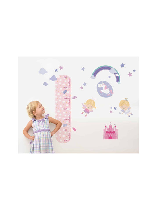 Ango Детска стикерна за стена Стена Happy Fairies 120x80cm 24бр