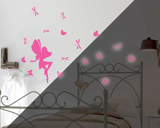Ango Kinder Wandsticker Wand Leuchtend Fairy Glow Medium 45x95cm