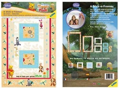 OIKOPEN Kids Wall Sticker Winnie the Pooh 6pcs