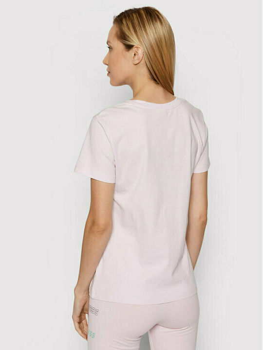 Guess Γυναικείο T-shirt Ροζ