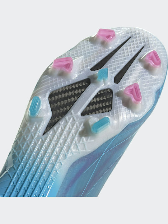 adidas X Speedflow.1 Ποδοσφαιρικά Παπούτσια με Τάπες FG Sky Rush / Team Shock Pink / Cloud White