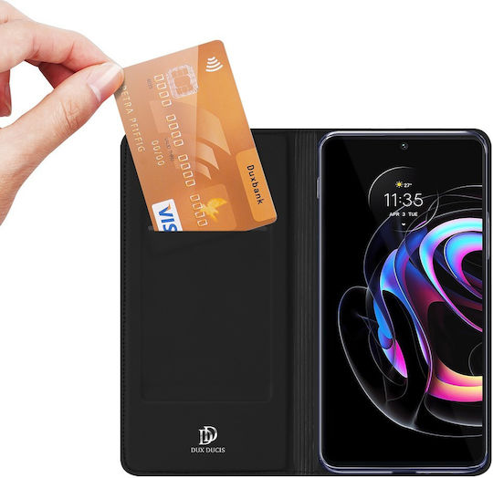 Dux Ducis Skin Pro Book Δερματίνης Μαύρο (Edge 20 Pro)