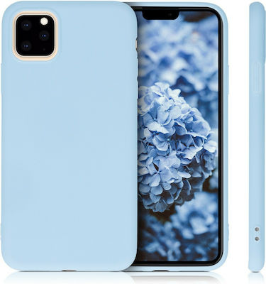 KWmobile Soft Flexible Silicone Back Cover Light Blue (iPhone 11 Pro Max)