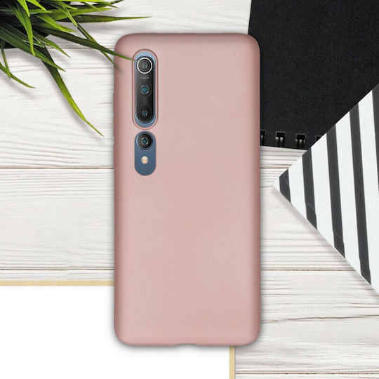 KWmobile Back Cover Silicone Rose Gold (Xiaomi Mi 10 / Mi 10 Pro)