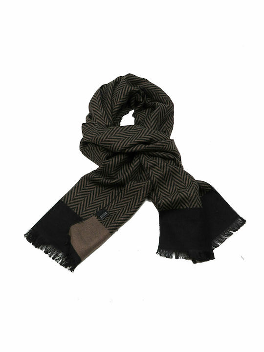 Privato W-1920-1 Men's Black Scarf