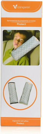 Cangaroo Car Seat Belt Pads Pillow Protect Black