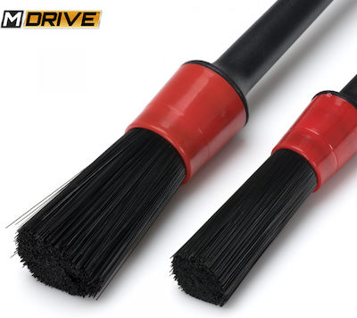 M-Drive Brushes Cleaning for Interior Plastics - Dashboard Car Set 18 & 26mm 2pcs