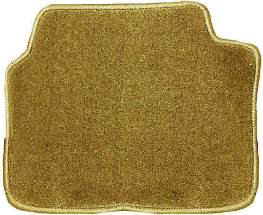 Carner Set of Front and Rear Mats 4pcs for Mercedes-Benz S 1998-2005 Beige