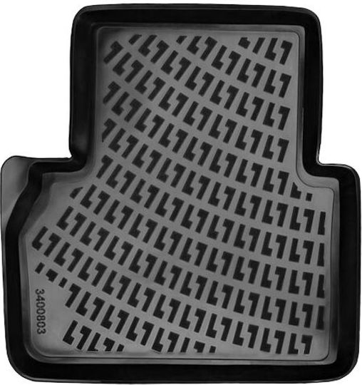 Rizline Set of Front and Rear Mats 4pcs Tray Type for Mercedes-Benz E Class 2016 Black