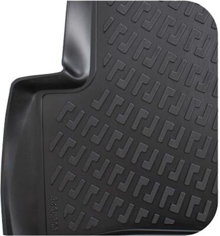Rizline Set of Front and Rear Mats 4pcs Tray Type for Mercedes-Benz E Class Black