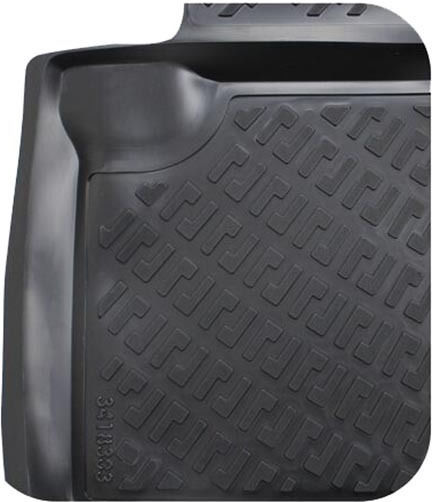 Rizline Set of Front and Rear Mats 4pcs Tray Type for Jeep Grand Cherokee 2011 Black