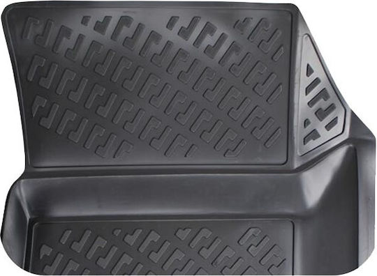 Rizline Set of Front and Rear Mats 4pcs Tray Type for Jeep Grand Cherokee 2011 Black