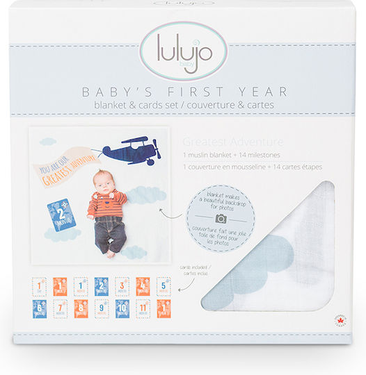 Lulujo Baby Photography Sheet Greatest Adventure for Boy