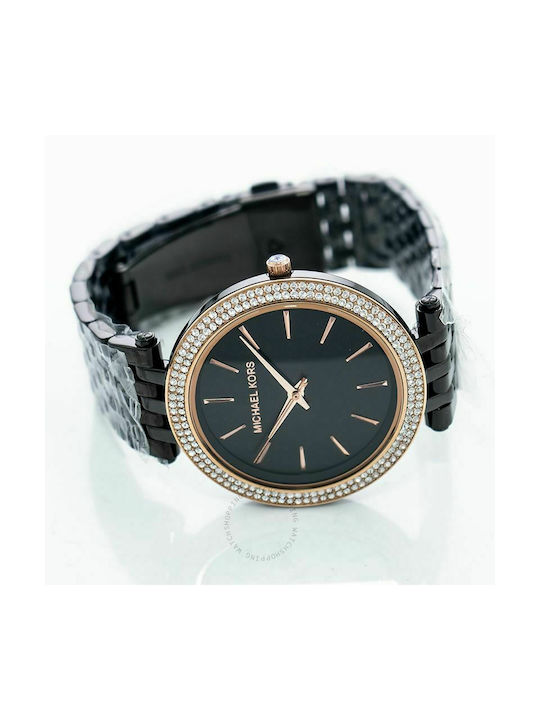 Michael Kors Darci Damen Uhr mit Schwarz Metallarmband