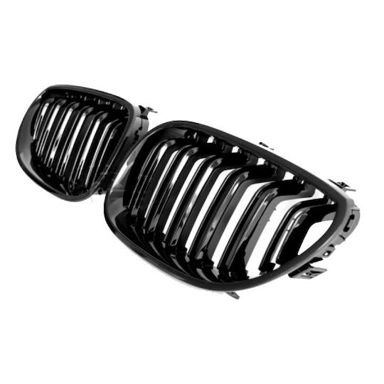 Carner Καρδιές Μάσκας για Bmw 3 E92 /E93 2006-2011 M4 Look Μαύρο Γυαλιστερό