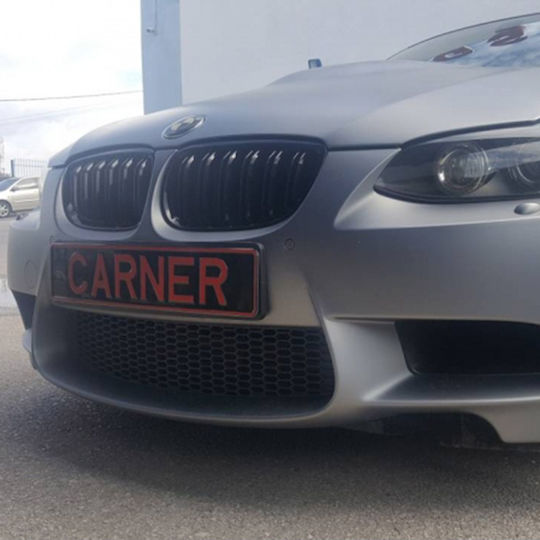 Carner Καρδιές Μάσκας για Bmw 3 E92 /E93 2006-2011 M4 Look Μαύρο Γυαλιστερό